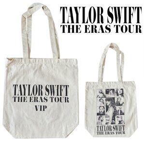 NEW The Eras Tour VIP Canvas Tote Bag Taylor Swift Official Concert Merch